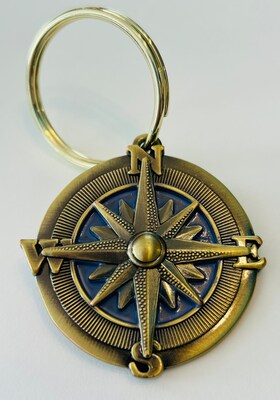 Bee or Compass Steampunk keychains - image2